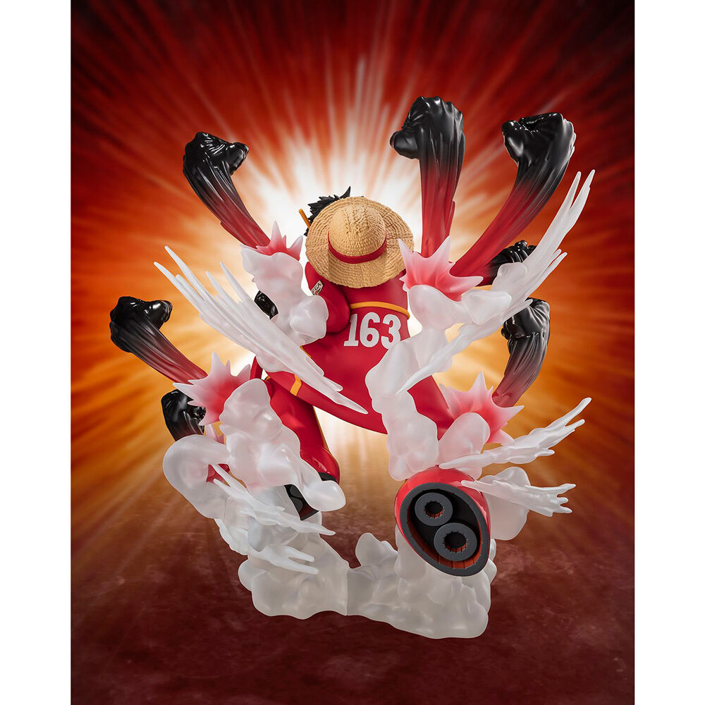 Tamashii Nations Figura S.H. Figuarts Zero Monkey D Luffy Gum Gum Hawk Gatling Extra Battle One Piece 18cm (imagen 3 de 5)
