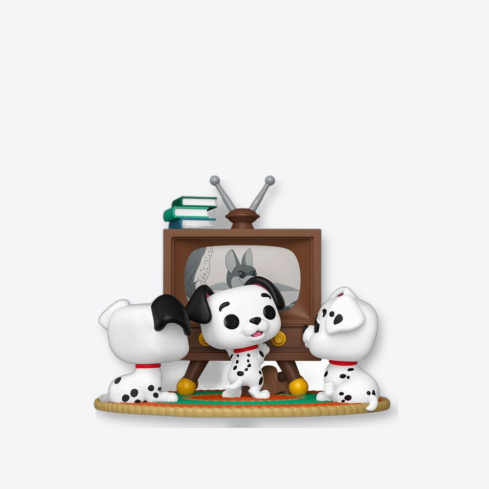 Funko Figura POP Moment Disney 101 Dalmatas Rolly Patch & Lucky with TV (imagen 5 de 6)