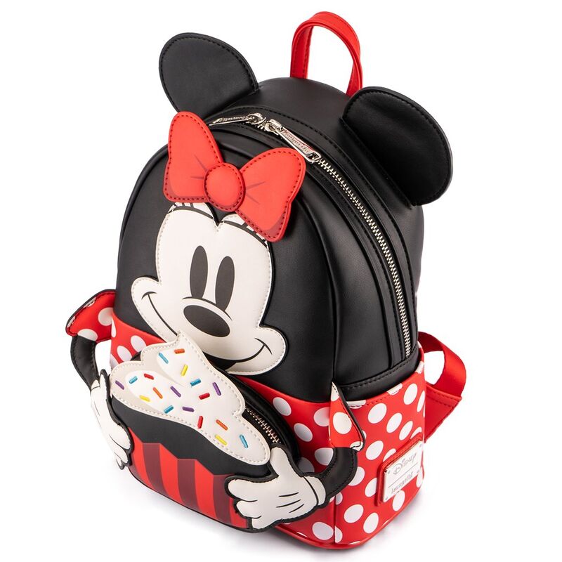 Mochila Cupcake Minnie Mouse Disney Loungefly 26cm (imagen 3 de 7)