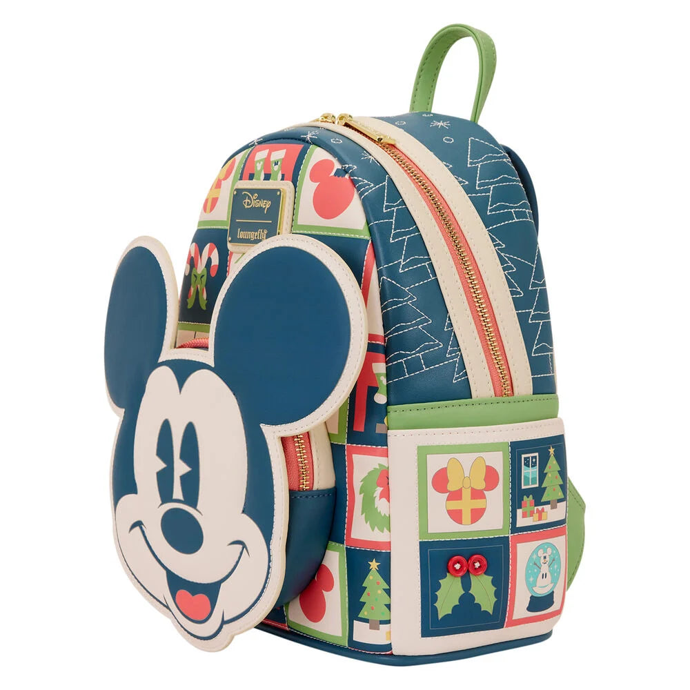 Mochila Mickey Holiday Disney Loungefly (imagen 2 de 5)