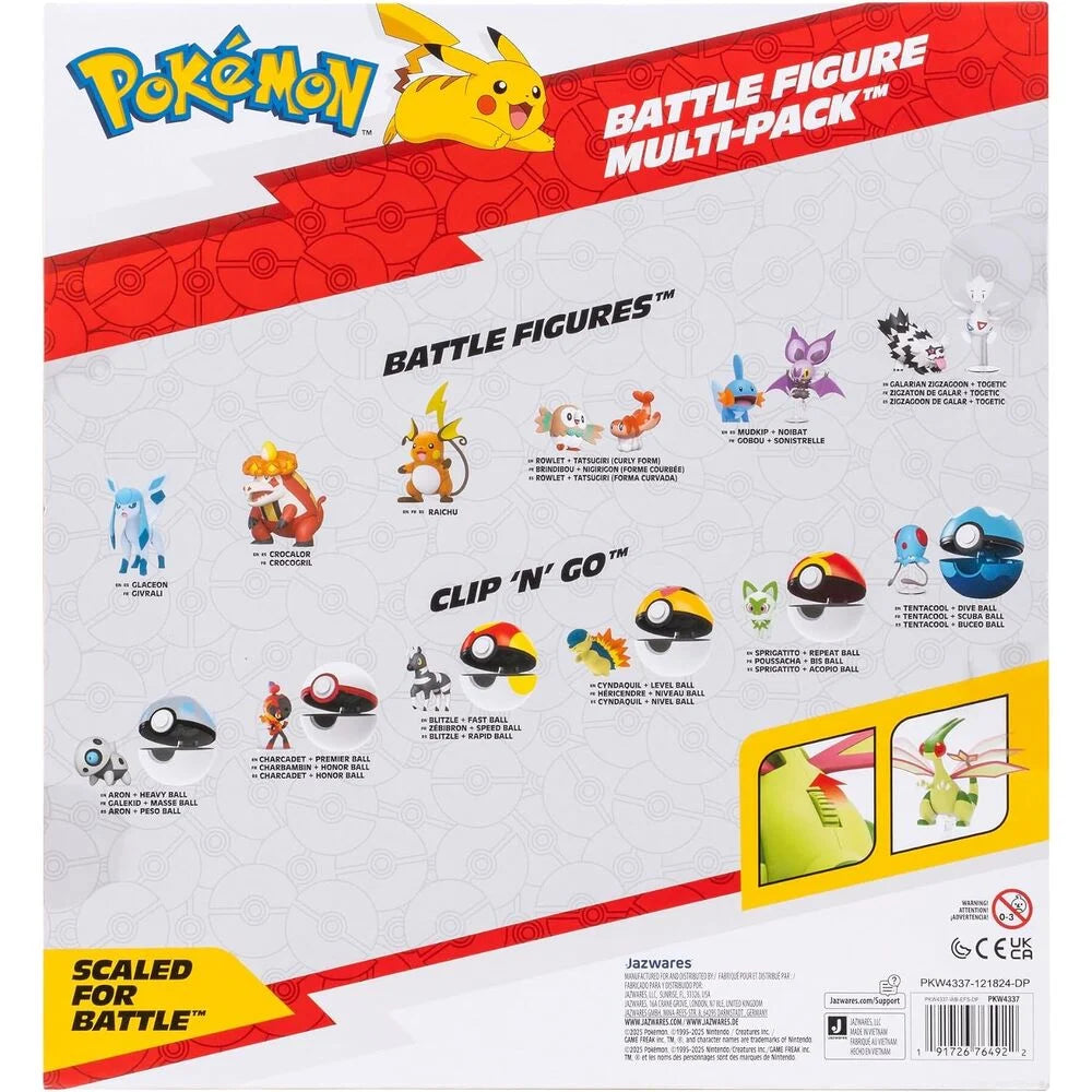 Jazwares Blister 10 figuras Battle Ready Pokemon (imagen 2 de 5)