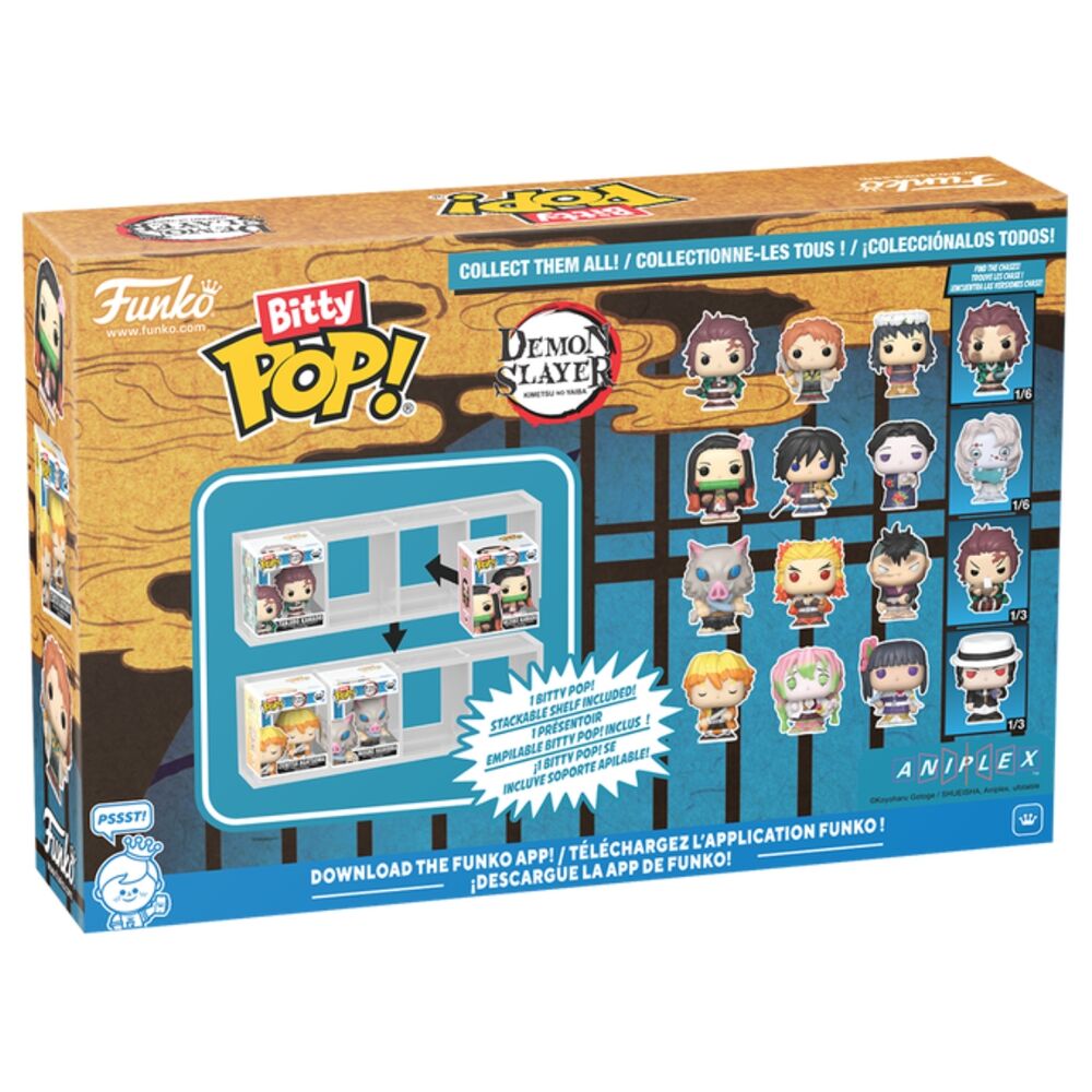 Demon Slayer Blister 4 Bitty POP Inosuke y amigos Funko