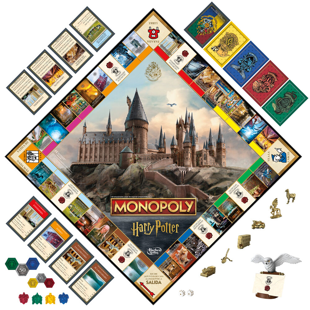 Hasbro Monopoly Harry Potter Español (imagen 4 de 8)