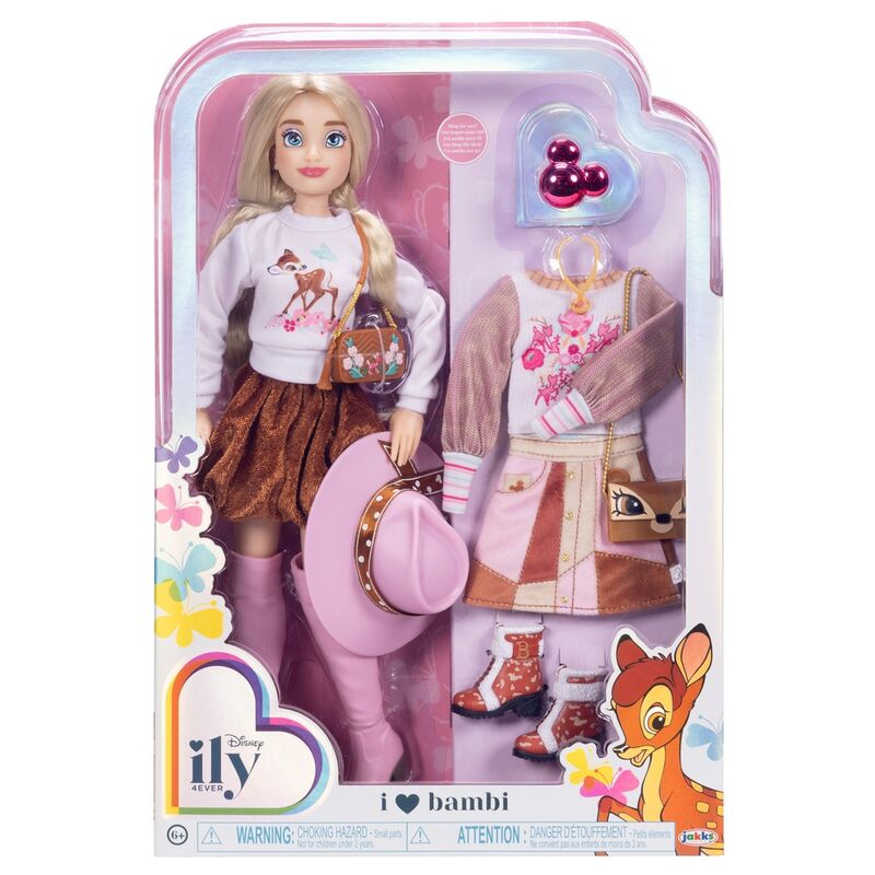 Jakks Pacific Muñeca Fashion Doll Bambi Disney ily 4Ever 28cm (imagen 2 de 3)