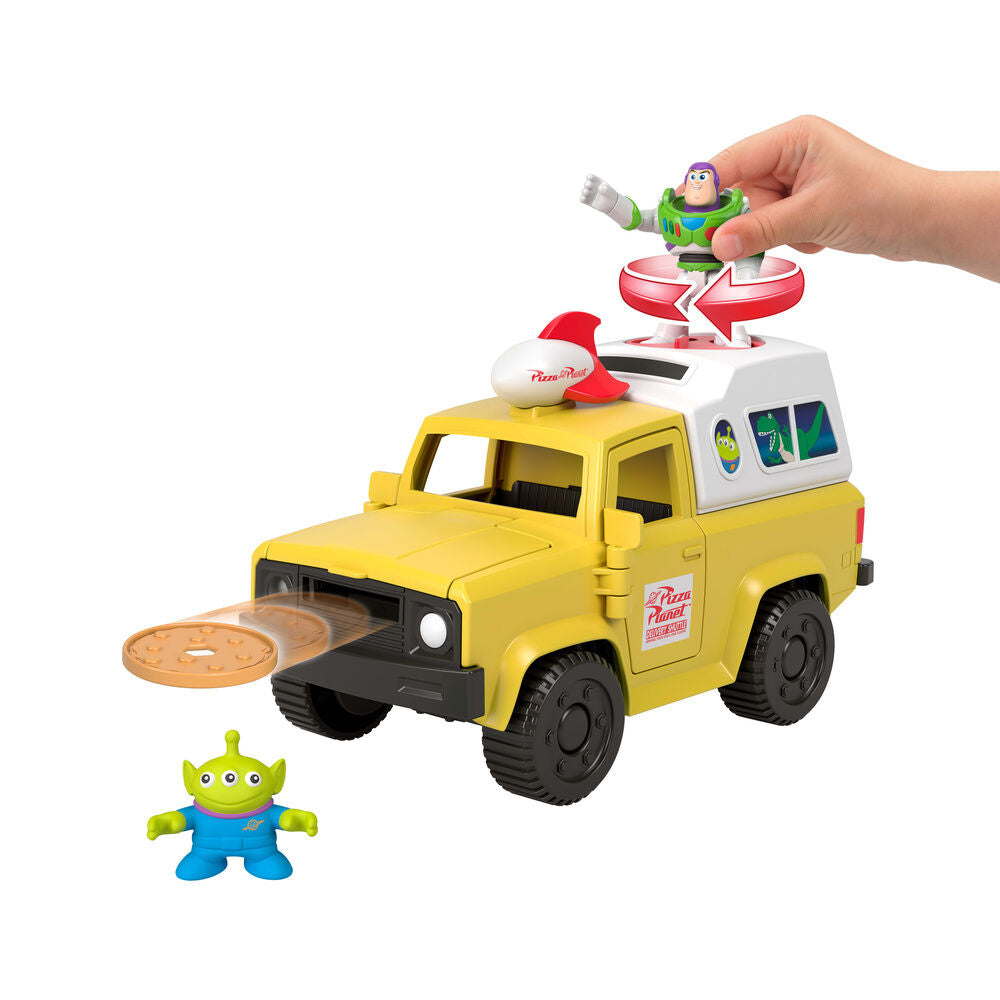 Fisher-Price Camion Pizza Planet + figuras Buzz Lightyear y Alien Toy Story Disney Pixar Imaginext (imagen 4 de 6)