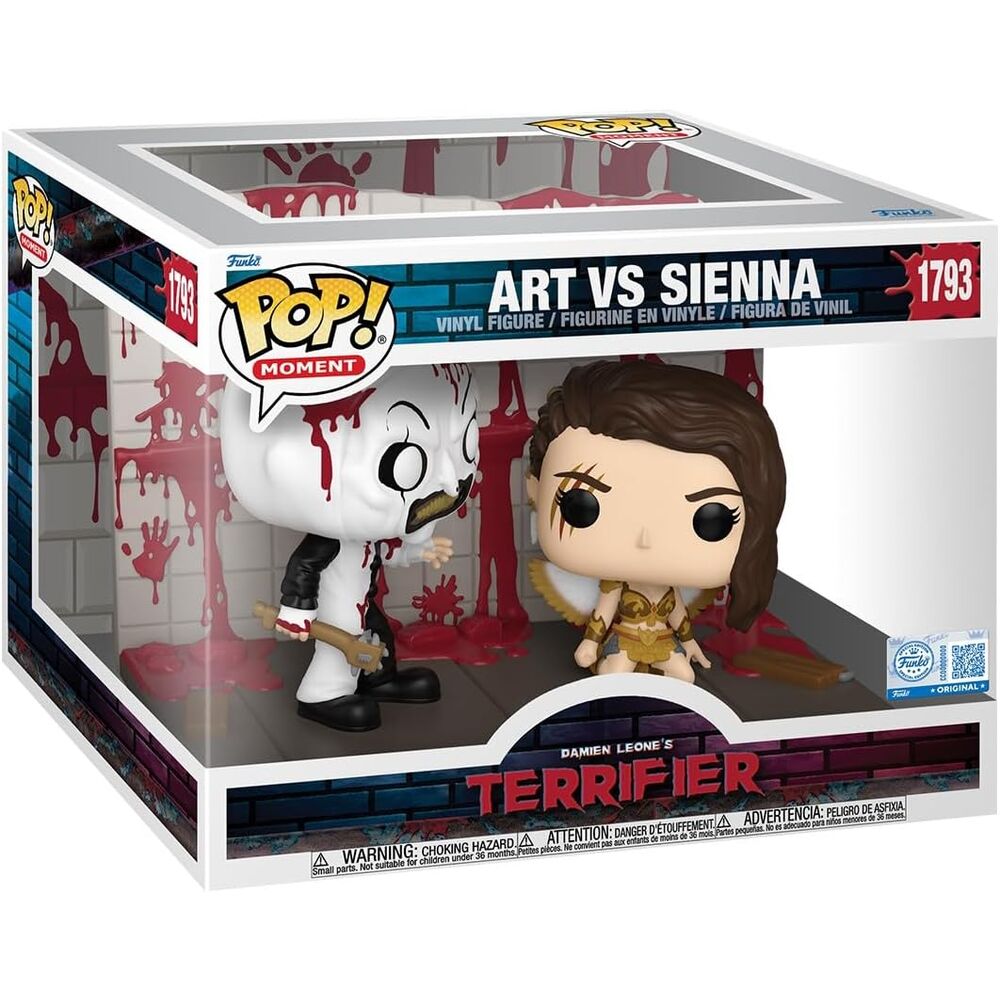 Funko Figura POP Moments Terrifier Art vs Sienna Exclusive (imagen 2 de 3)