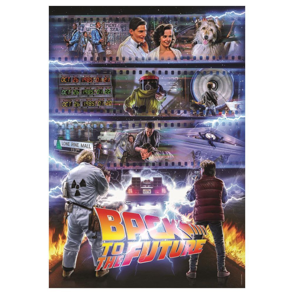 Regreso al Futuro Puzzle DeLorean Time Machine 1000 Piezas