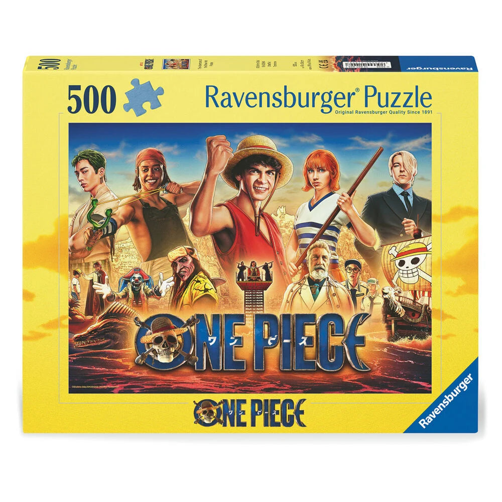 One Piece Puzzle 500 Piezas Tripulación Sombrero de Paja