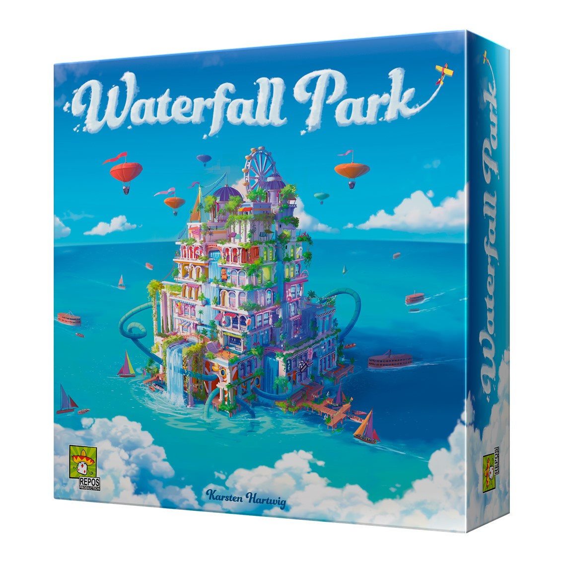 Asmodee Juego de mesa waterfall park edad recomendada 10 años