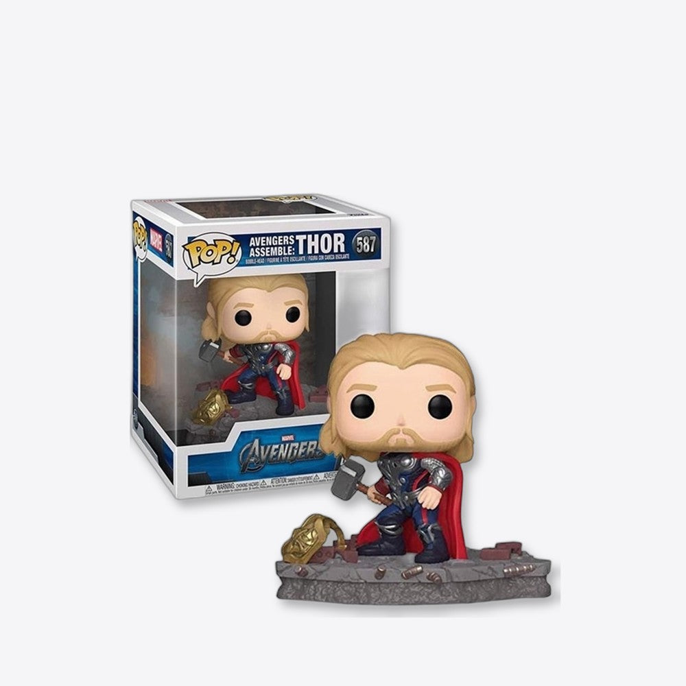 Funko pop deluxe marvel los vengadores avengers thor assemble 45635 (imagen 4 de 6)
