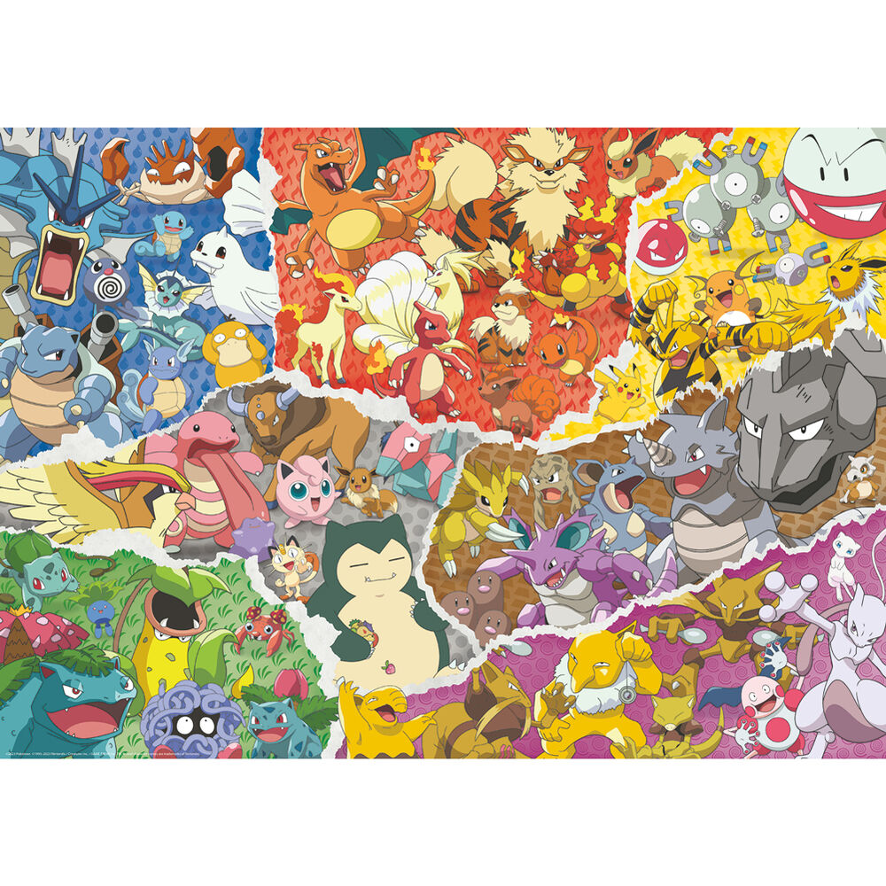 Pokemon Puzzle 1000 Piezas Ilustración Épica Oficial Coleccionable