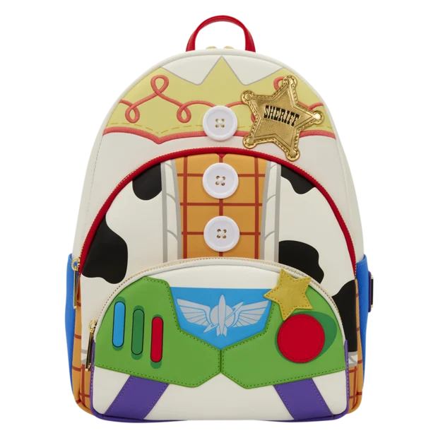 Mochila Jessie, Woody & Buzz Lightyear Toy Story 5 Disney Pixar Loungefly 31cm