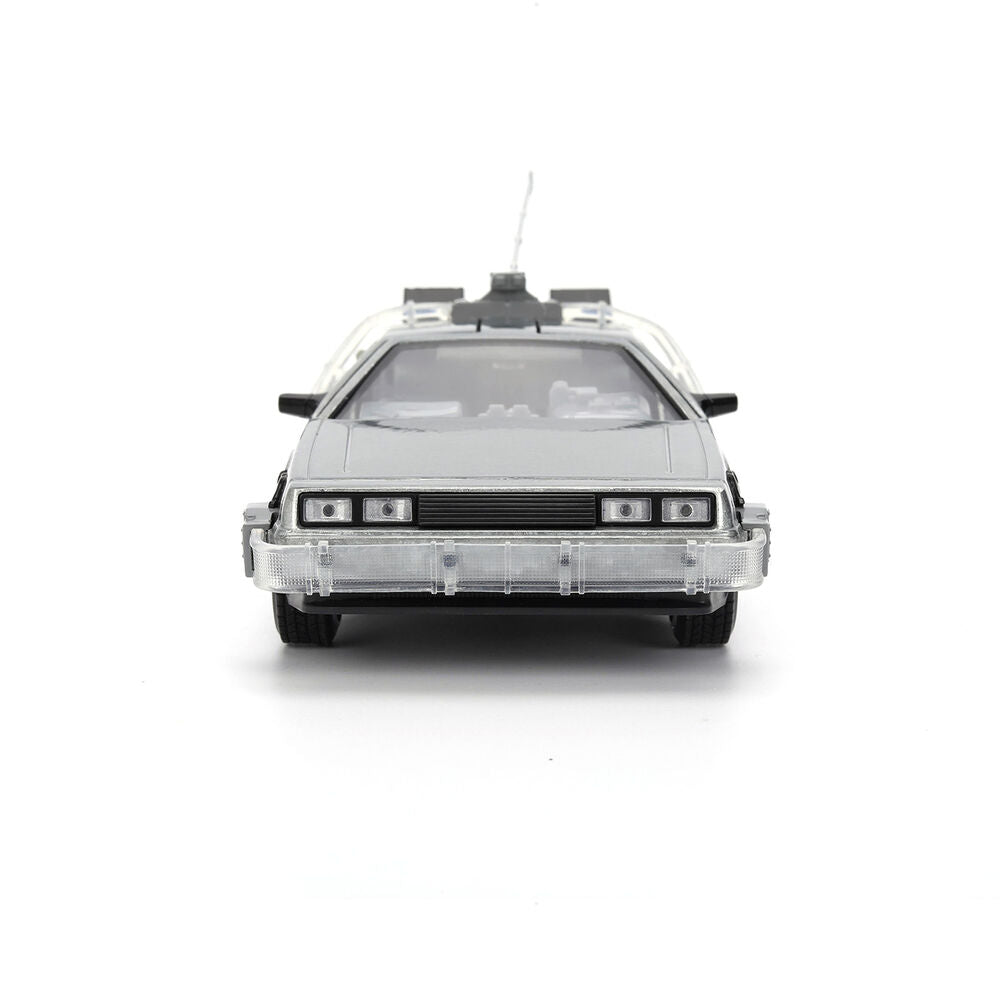 Jada Toys Replica DLorean Hollywood Rides Time Machine 40th Anniversary Regreso al Futuro (imagen 8 de 10)