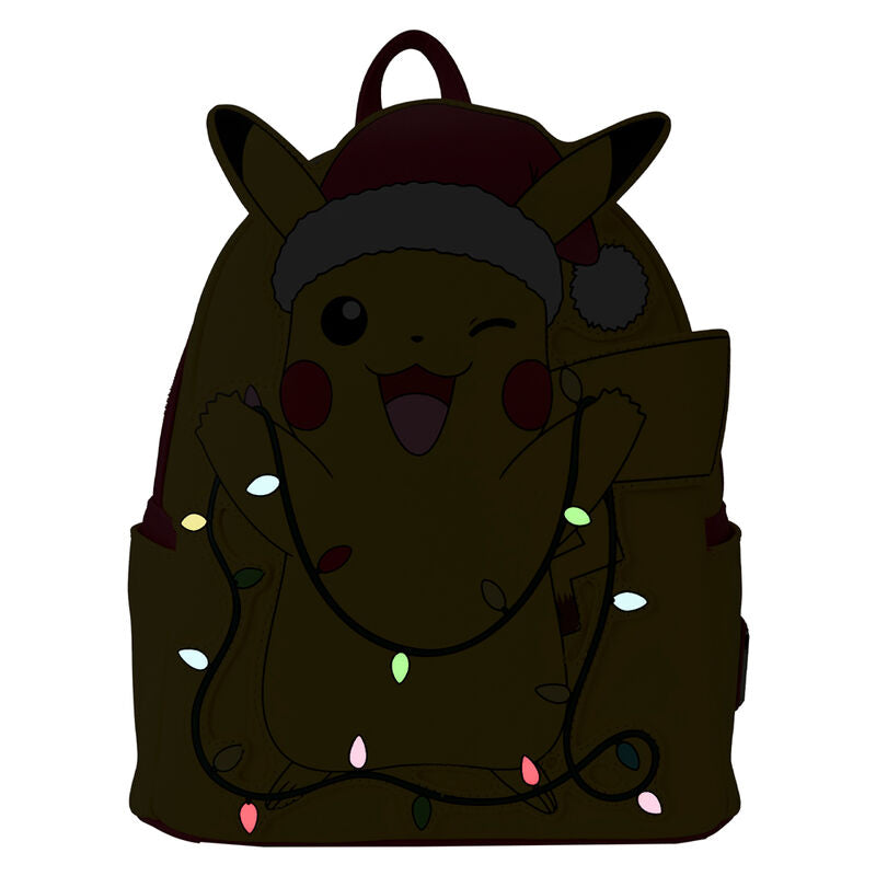 Mochila Holiday Pikachu Pokemon Loungefly (imagen 3 de 7)