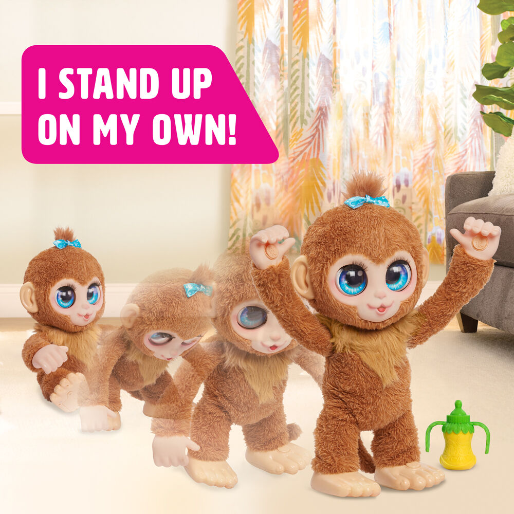 Just Play Peluche interactivo Mono Peanut jugueton FurReal (imagen 3 de 5)