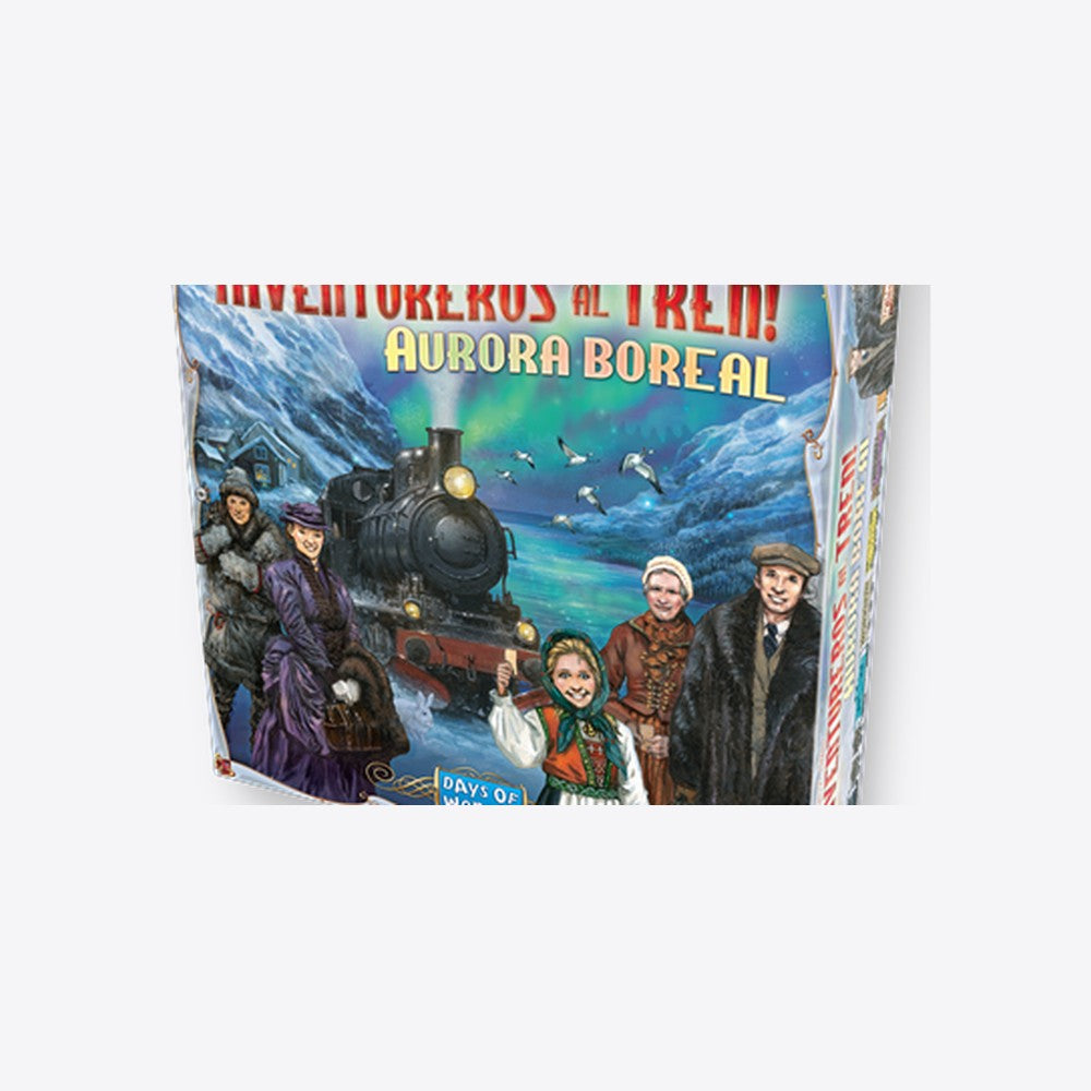 Asmodee Juego de mesa ¡aventureros al tren! aurora boreal (imagen 5 de 6)