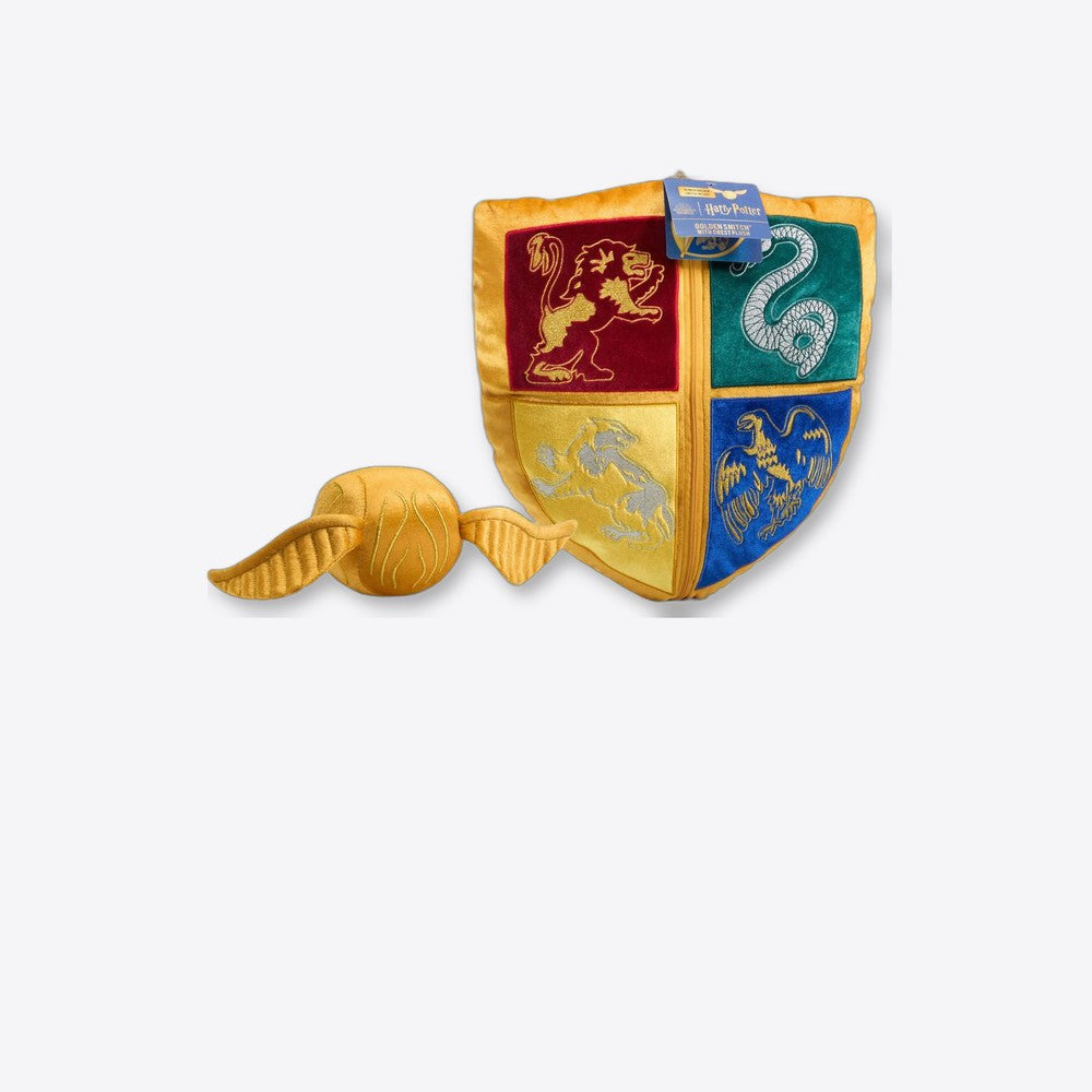 Peluche the noble collection harry potter escudo hogwarts y snitch dorada (imagen 6 de 6)