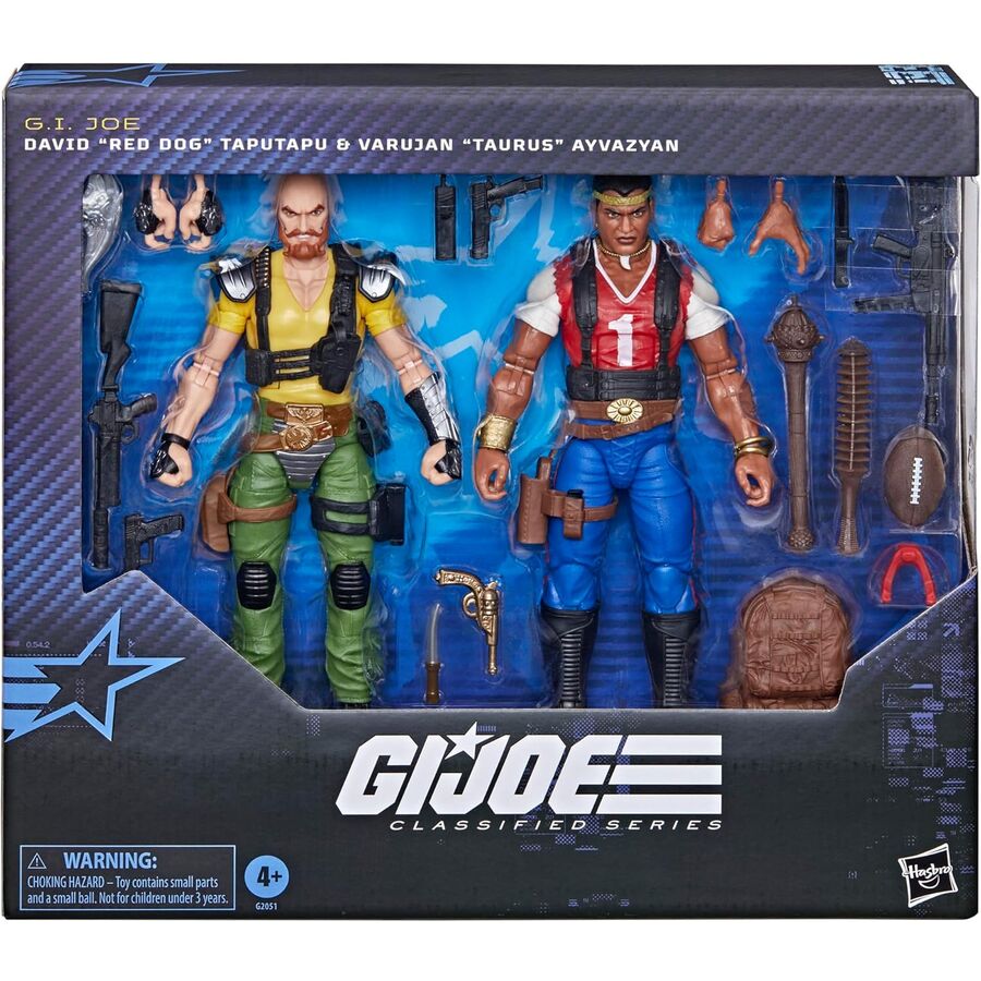 David Red Dog Taputapu & Varujan Taurus Ayvazyan - Figuras | G.I. Joe Classified Series