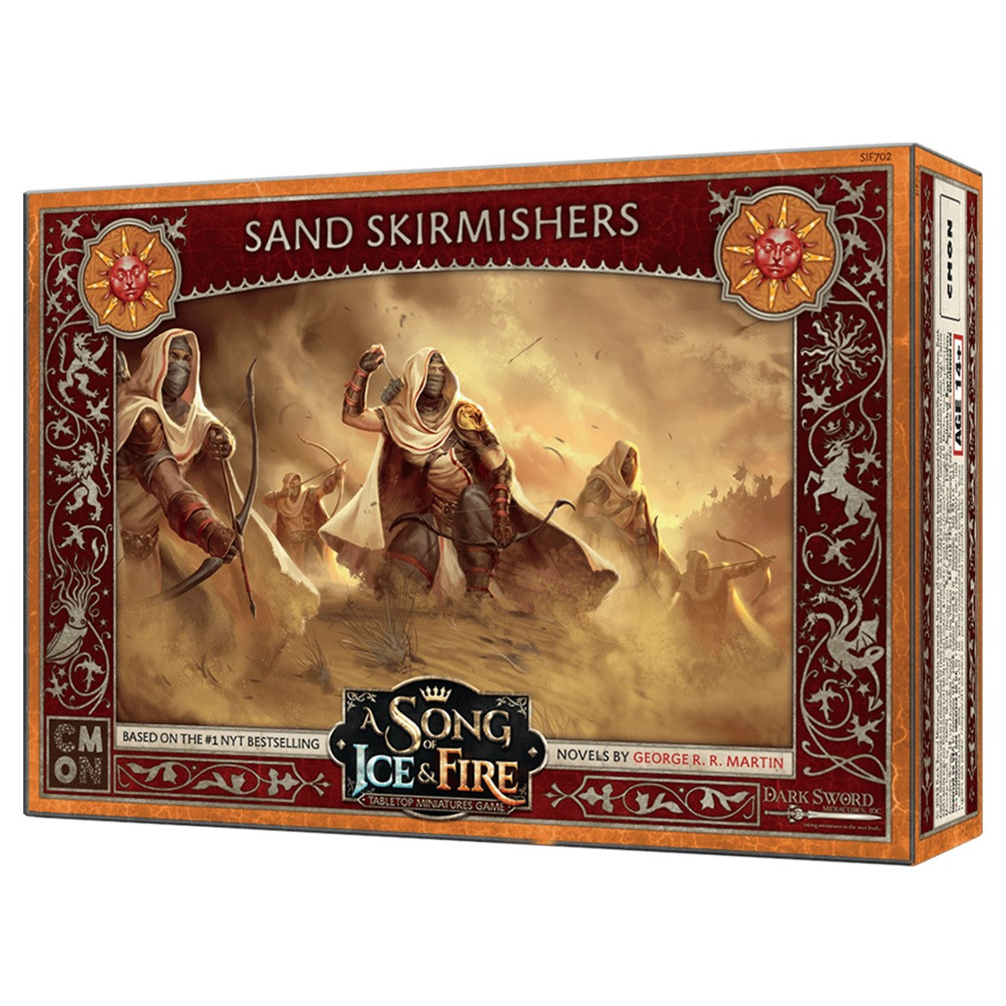 Asmodee Juego de mesa cancion de hielo y fuego hostigadores de la arena edad recomendada 14