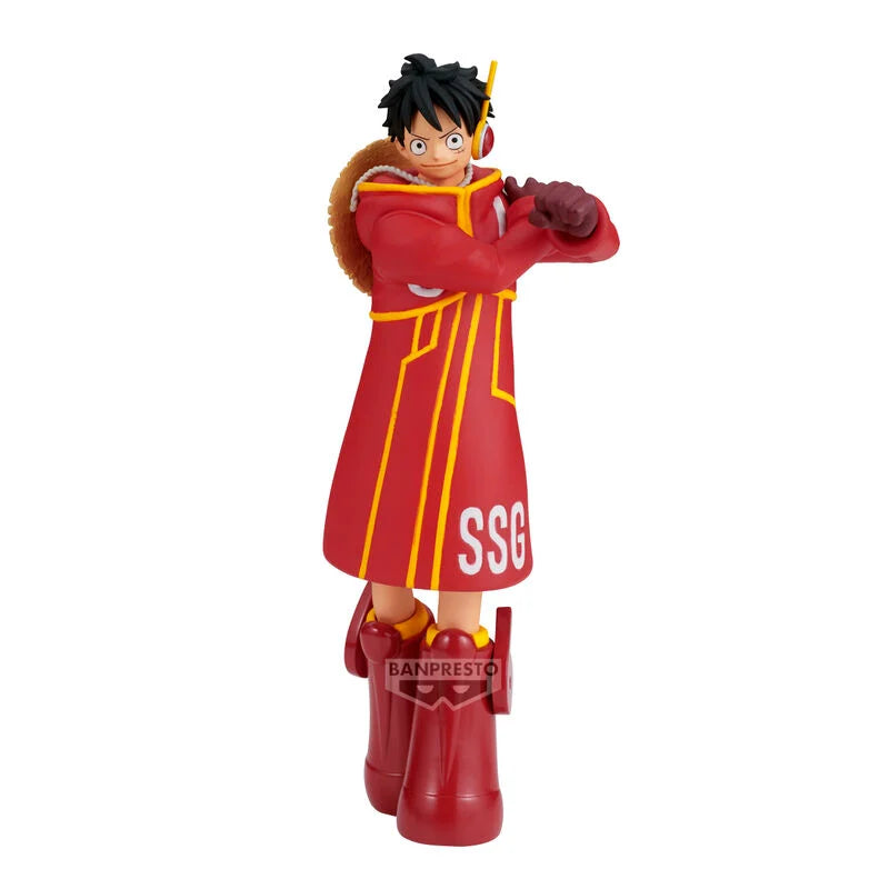 One Piece Figura Monkey D Luffy Egghead The Shukko 14cm Banpresto