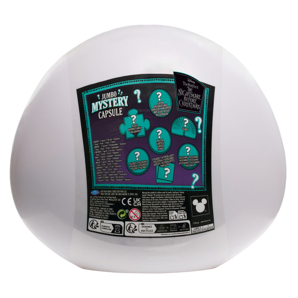 Just Play Capsula Jumbo Mystery Jack Pesadilla Antes de Navidad Disney (imagen 2 de 3)