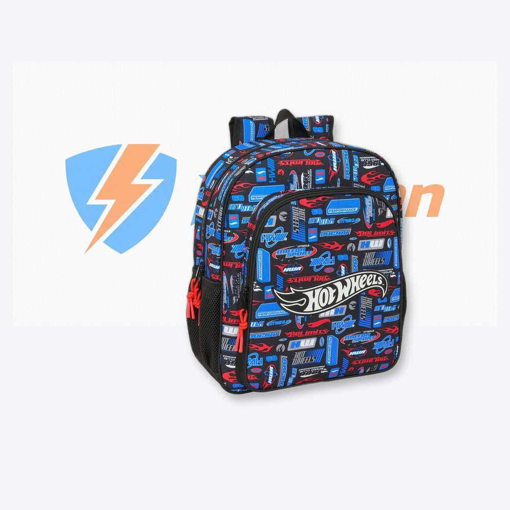 Safta Mochila Hot Wheels 38cm adaptable (imagen 6 de 6)