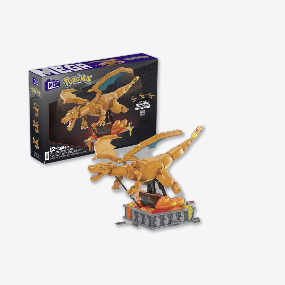 Desconocido Figura mattel mega construx motion pokemon motion charizard 1664 pcs (imagen 6 de 6)