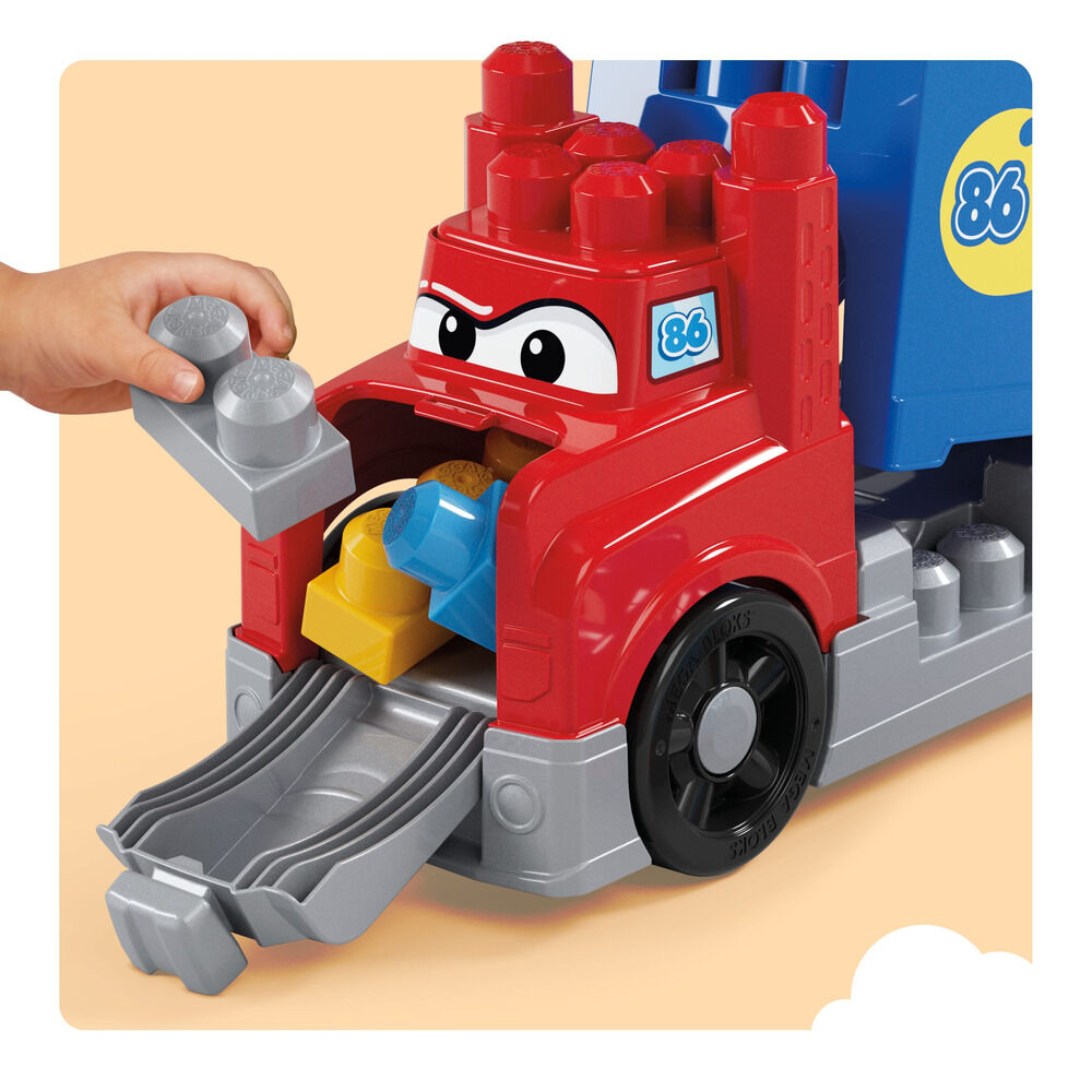 Fisher-Price Camion de Carreras y Construccion MEGA Bloks 19pzs (imagen 5 de 6)