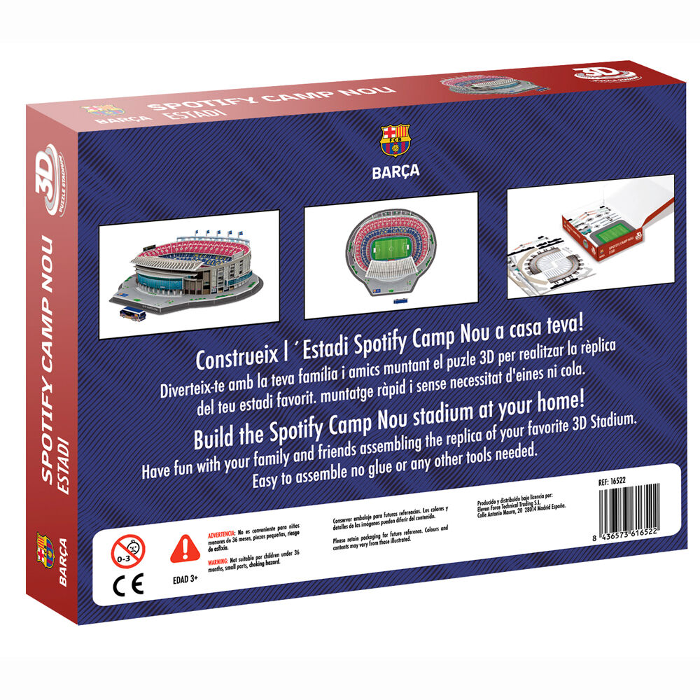 FC Barcelona - Puzzle 3D Estadio Camp Nou 98 Piezas