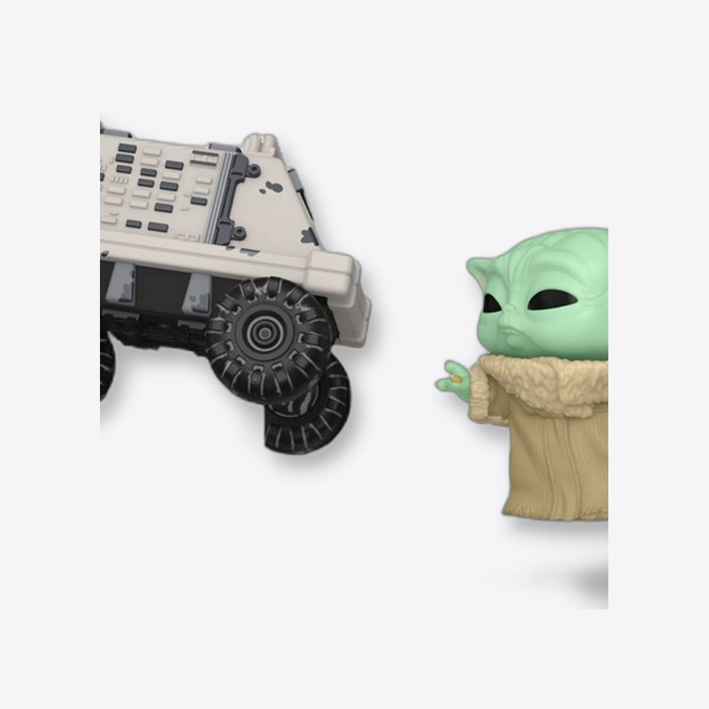 Funko Figura POP Moments Star Wars: The Mandalorian & Grogu - Grogu with Polar Mouse Droid (imagen 6 de 6)