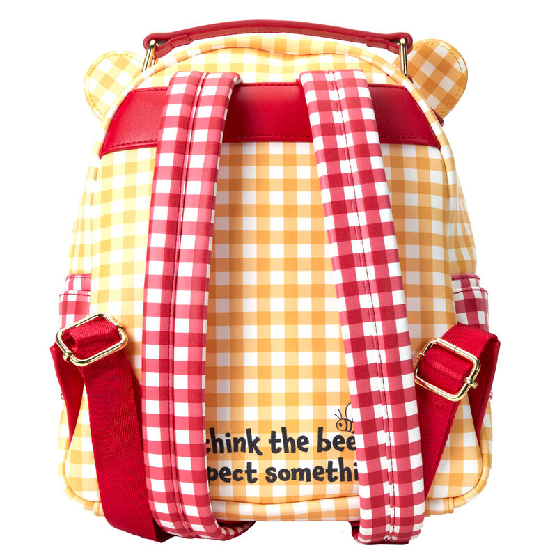 Mochila Gingham Winnie the Pooh Disney Loungefly 25cm (imagen 6 de 7)