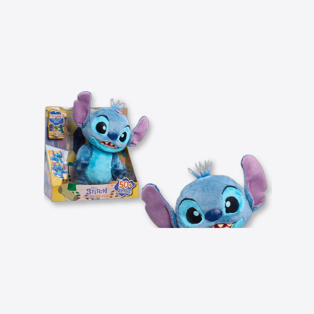 Just Play Peluche interactivo Double Trouble Stitch Disney (imagen 6 de 6)
