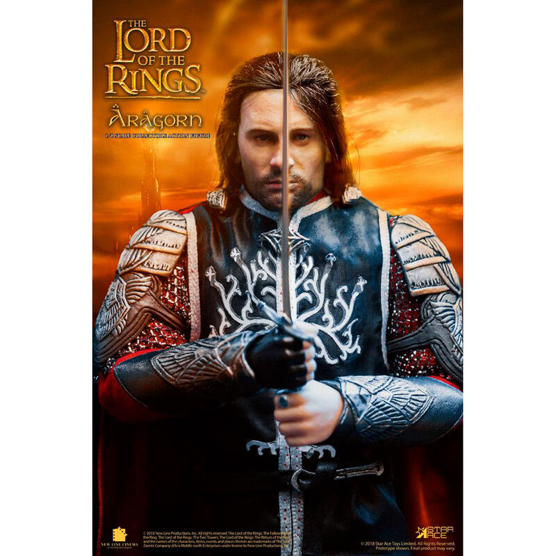 Star Ace Figura Real Master Aragorn El Señor de los Anillos 23cm (imagen 4 de 7)