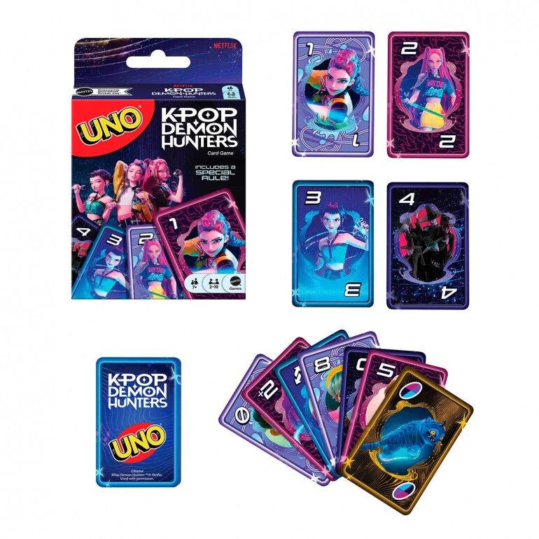 UNO K-Pop Demon Hunters - Juegos Cartas | Mattel