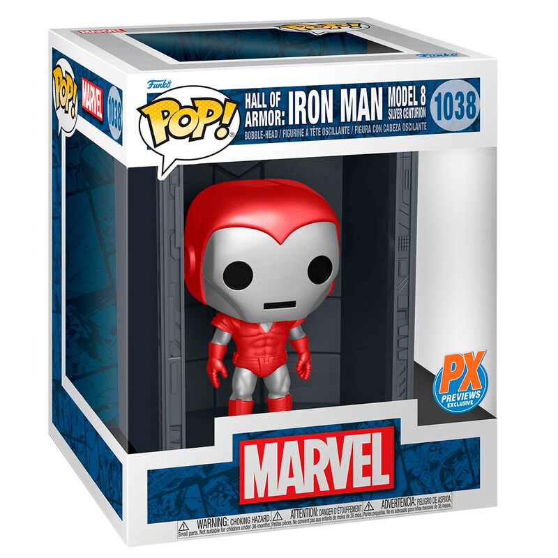Funko Figura POP Deluxe Marvel Hall of Armor Iron Man Model 8 Exclusive