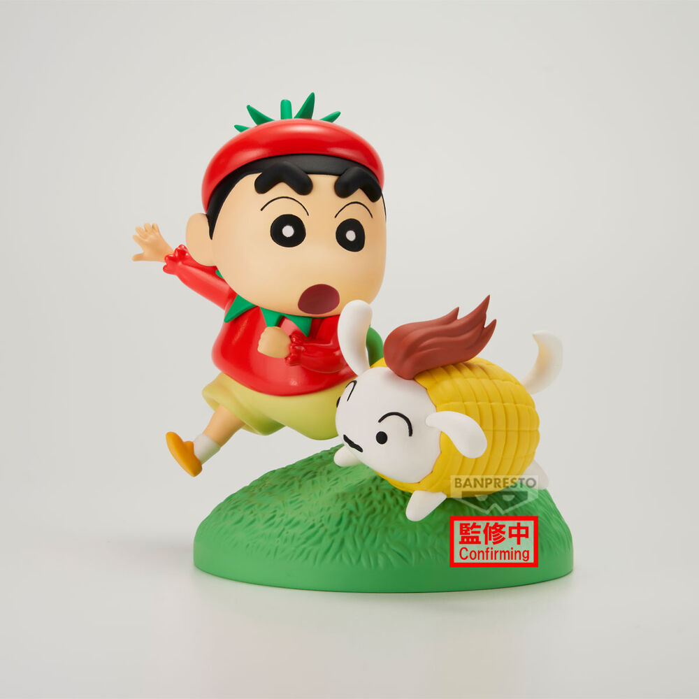 Banpresto Figura Shinnosuke Vegetable Costume Crayon Shinchan 10cm (imagen 2 de 5)