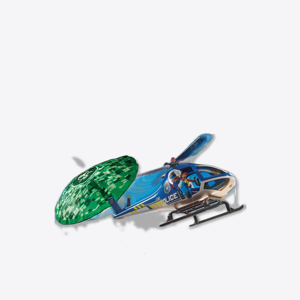 Playmobil ciudad helicoptero de policia persecucion en paracaidas (imagen 4 de 6)