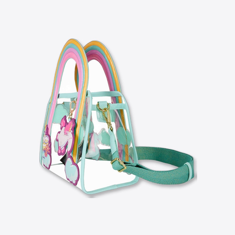 Bolso bandolera Fluffy Unicorn Minions Loungefly (imagen 4 de 6)