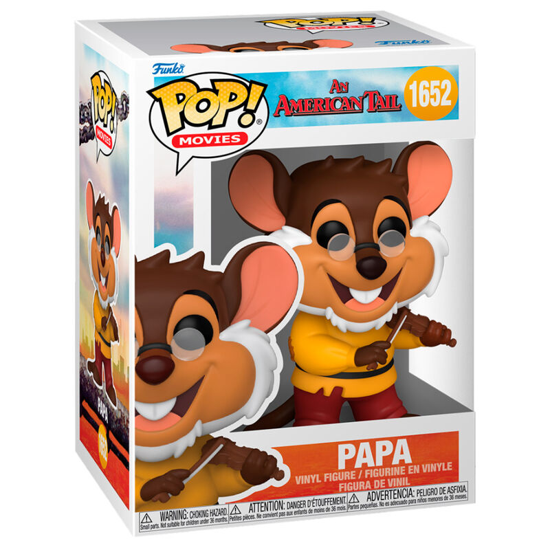 Fievel y el Nuevo Mundo Figura POP Papa Mousekewitz