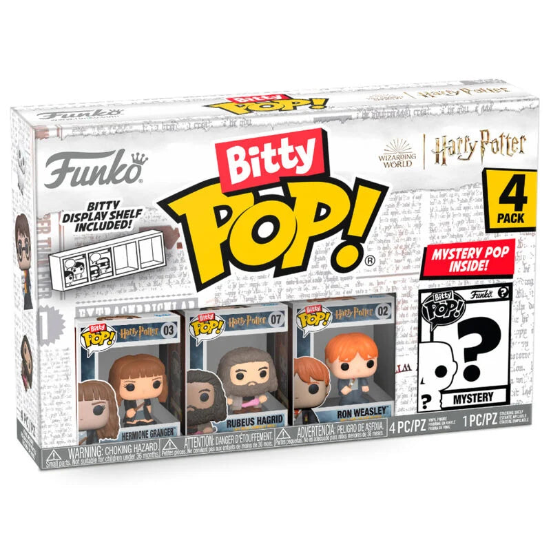 Harry Potter Blister 4 Figuras Bitty POP Hermione