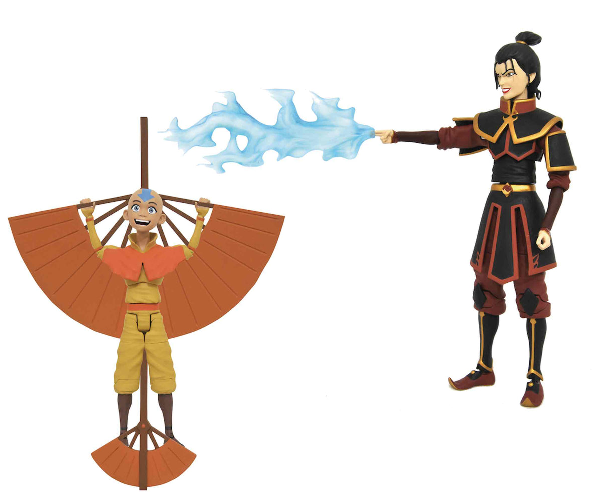 Diamond Select Toys Surtido figuras diamond collection avatar the last airbender aang & azula 6 unidades action figures