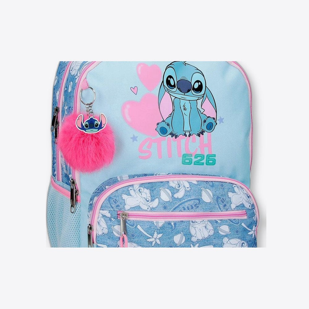 Joumma Bags Mochila Hearts Stitch Disney 44cm adaptable (imagen 6 de 6)