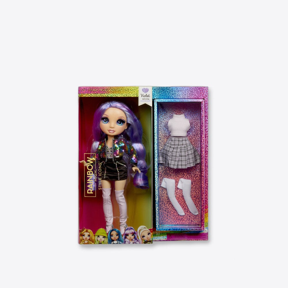 Mga Muñeca Violet Style Icons Fashion Dolls Rainbow High (imagen 4 de 6)
