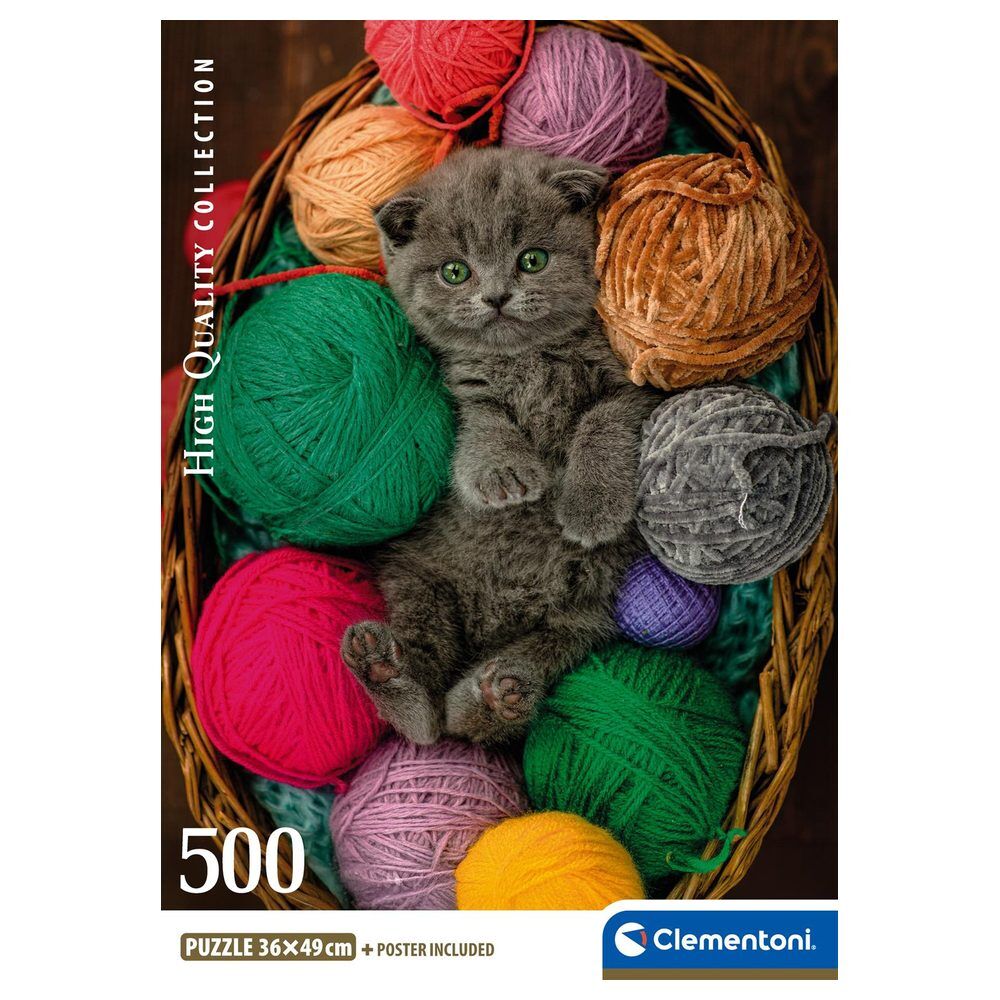 [Animales] Puzzle Fluffy Kitten 500 Piezas