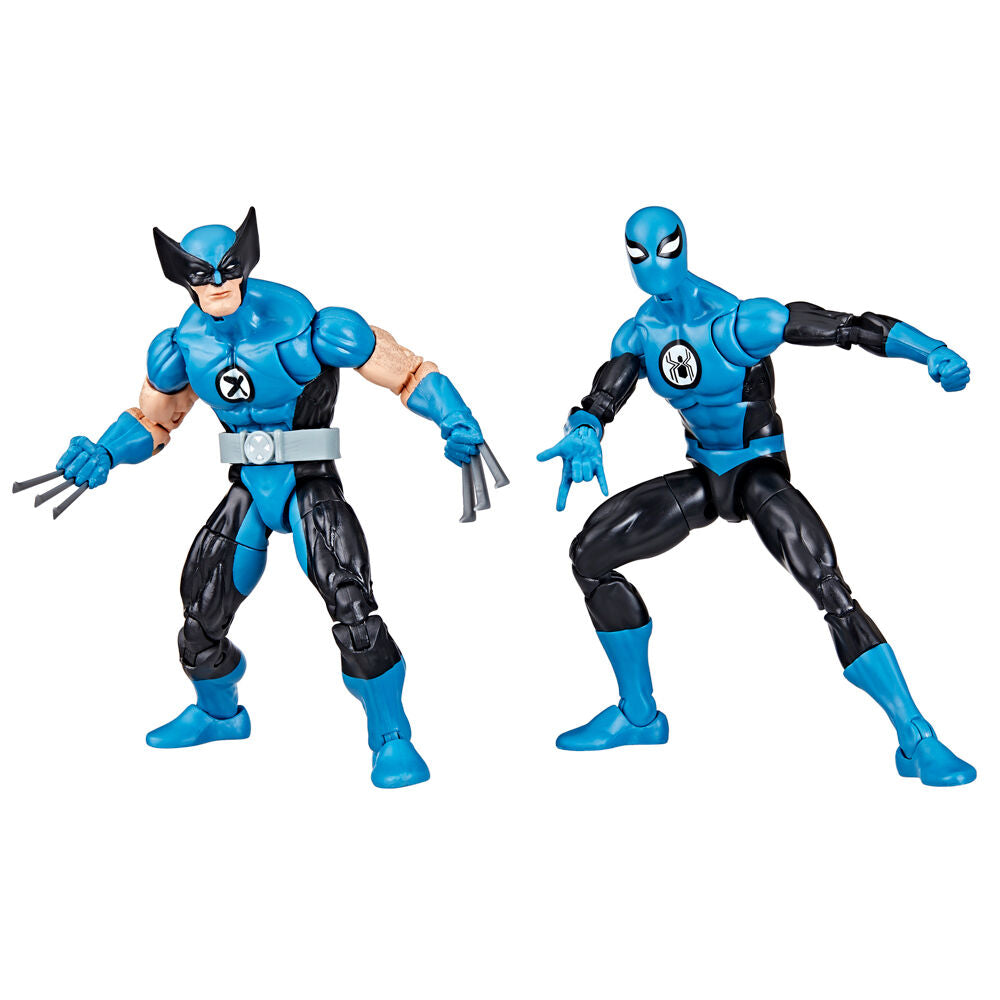 Marvel Blister 2 Figuras Wolverine Spiderman Hasbro