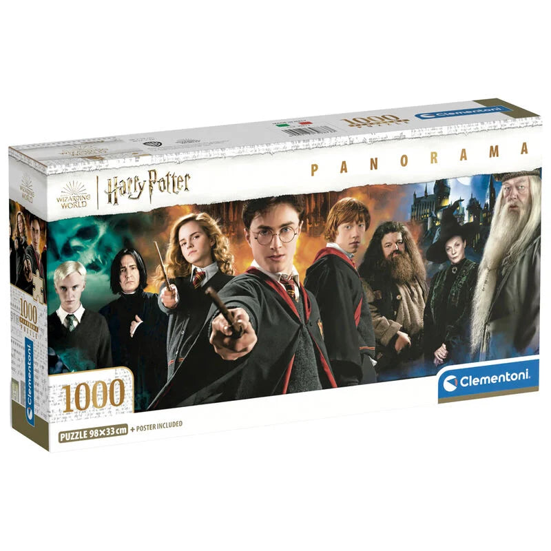 Harry Potter Puzzle Panorama Hogwarts Magia 1000 Piezas