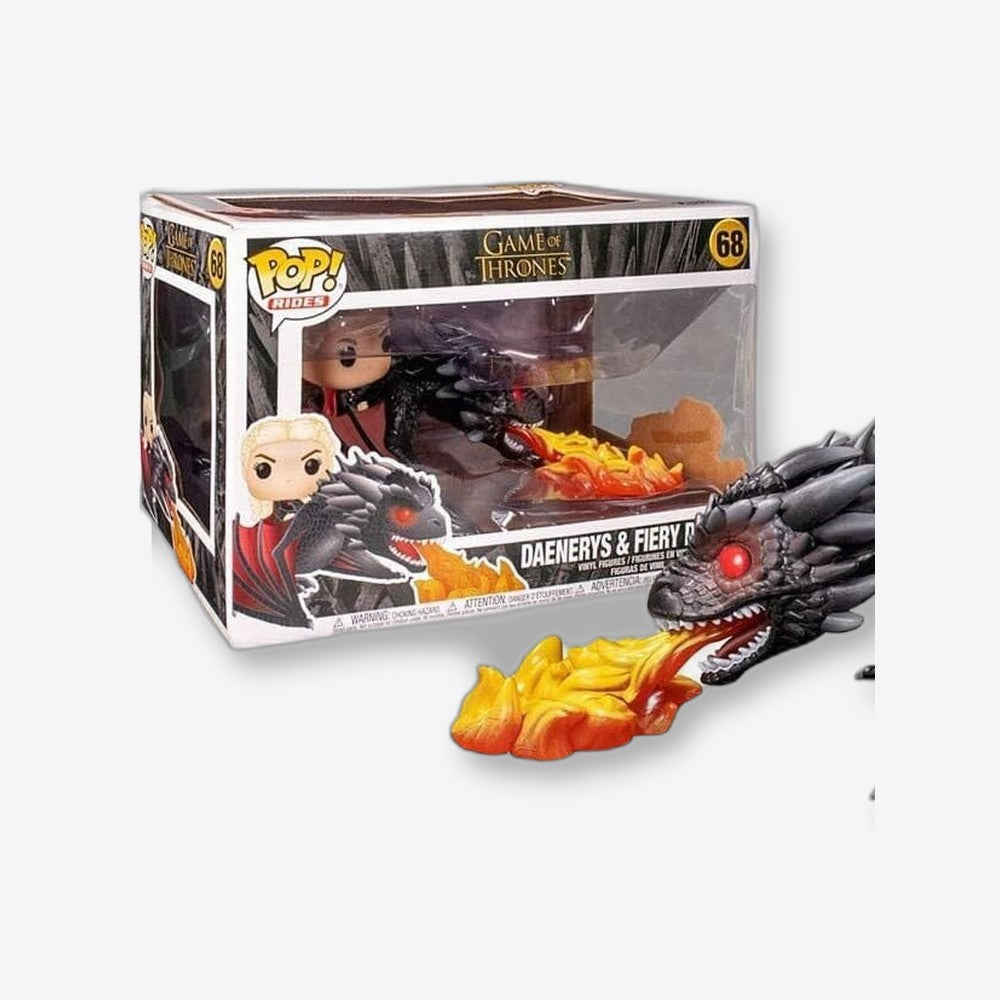 Funko Figura POP Juego de Tronos Daenerys on Fiery Drogon (imagen 4 de 6)