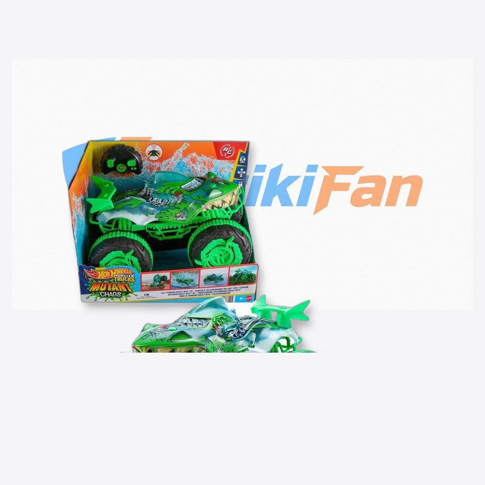 Mattel Coche Todoterreno radio control Mutant Chaos Monster Trucks Hot Wheels (imagen 5 de 6)