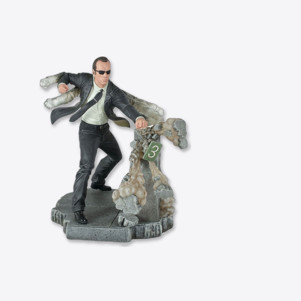 Diamond Select Toys Figura diamond collection the matrix gallery agent smith (imagen 6 de 6)