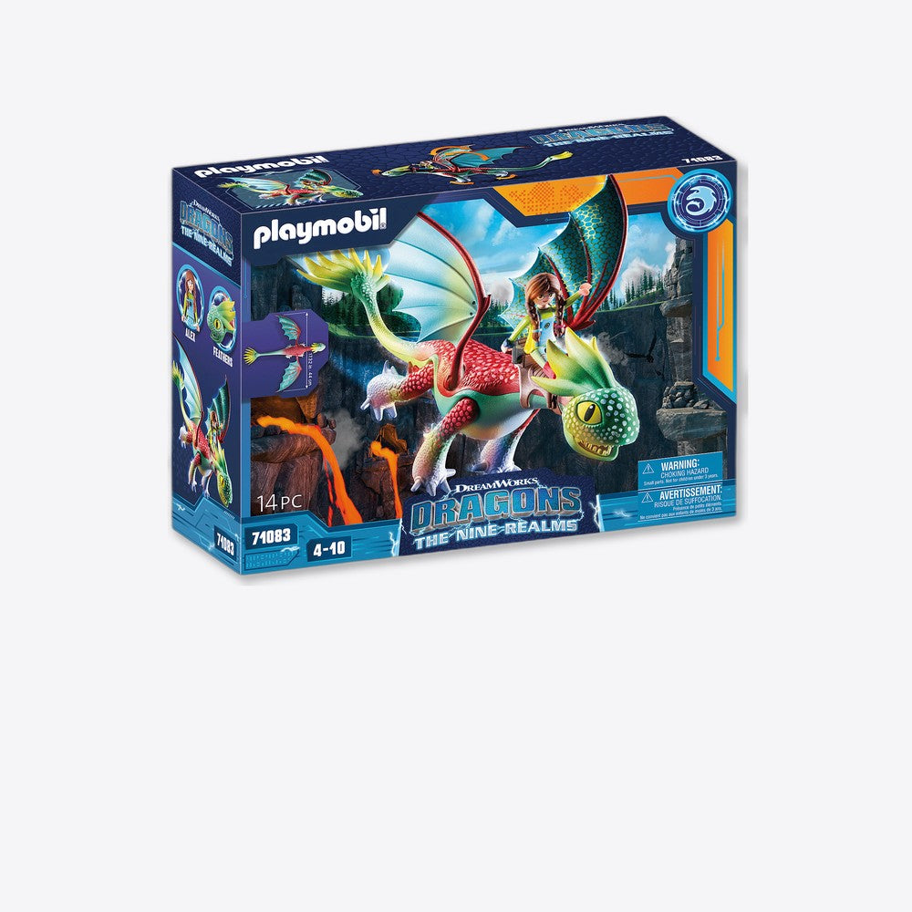 Playmobil dragones: nine realms: feathers & alex (imagen 6 de 6)